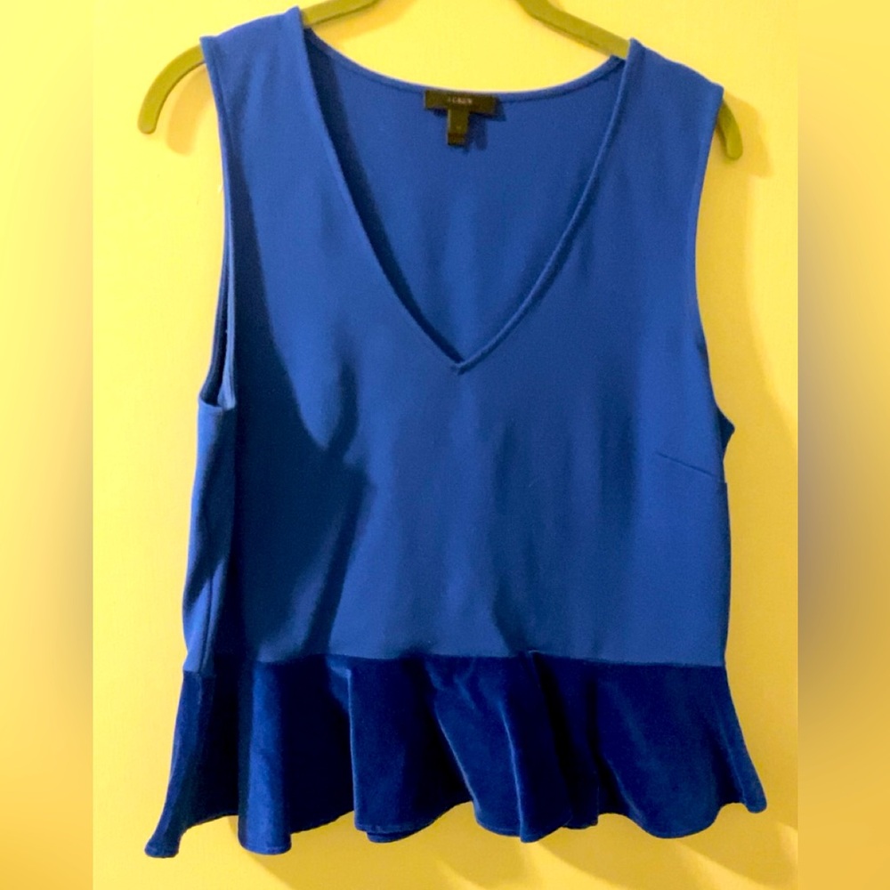 J. Crew 🔷 Peplum Top 🔷 Sz M